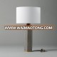 2017 Topdesign Concrete desk Lamp white fabric cylindrical base Hotel Cement home decoration modern Table Lamp