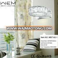 New Product Modern Hotel or Home Decor Wall Scone LED K9 Crystal Wall Lamp Lighting 9W LED Wall Light