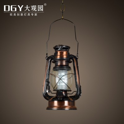 bedroom ceiling pendant Decorative glass light shade vintage electric led kerosene lamps