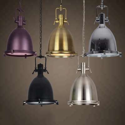 Silver Black Gold Retro Office Dinning Room Farm Kitchen Restaurant Lighting Pendant Lights