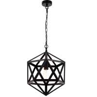 Industrial Vintage Iron black Cage hanging pendant lamp